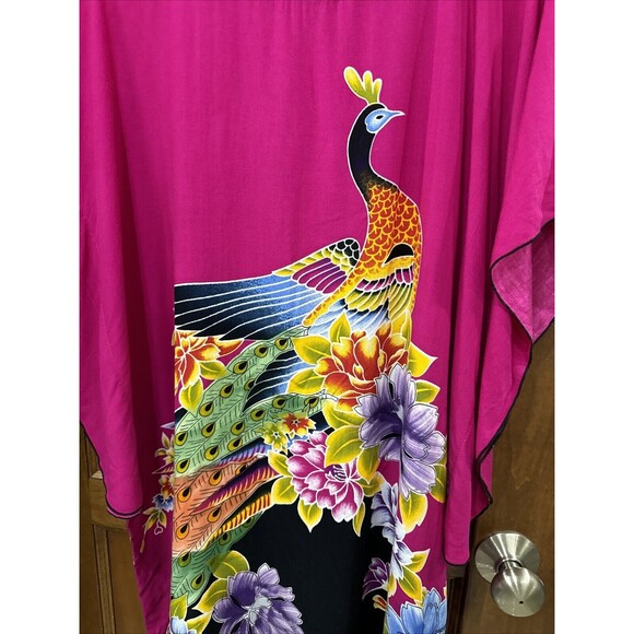 Vintage Puri Kencana Batik Halus Floral Dress Retro Gown, one size - Picture 3 of 5